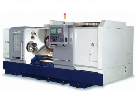 12 CNC Yatay Torna Tezgah - Kutu Kzak - Monoblok Gvde , 30 Derece Eik Banko