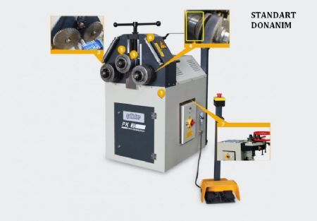 3 Toplu Motorlu Mekanik Boru ve Profil Kvrma Makinas