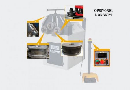 3 Toplu Motorlu Mekanik Boru ve Profil Kvrma Makinas