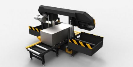 Stunlu Yar Otomatik Dz Kesim erit Testere Tezgah