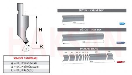 Abkant st Bkm Kalb-Standart Tip Bak-85 Derece