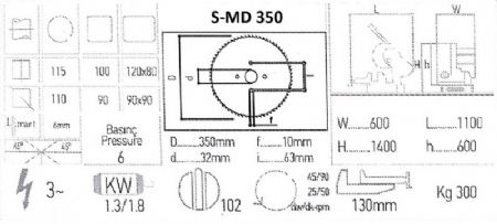 ift ve Otomatik Mengeneli Profil ve Boru Kesme Makinas