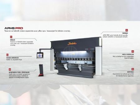 CNC Hidrolik Abkant Pres 4 Eksen
