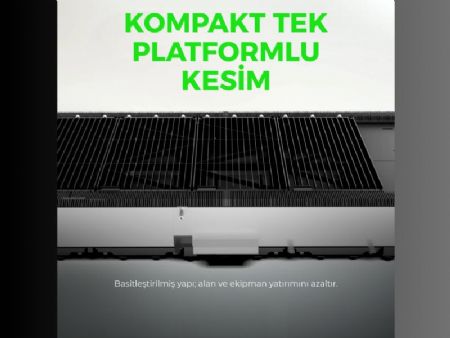 F Serisi 1 & 20 kW - A��k Kabin, Tek Tabla CNC Fiber Lazer Kesim Makinas� 