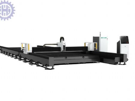 GR Serisi Zemin Rayl� CNC Fiber Lazer Kesim Makinas� 