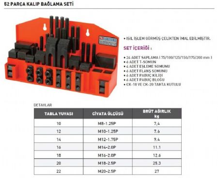 Kal�p Ba�lama Seti - Merdiven Tipi 