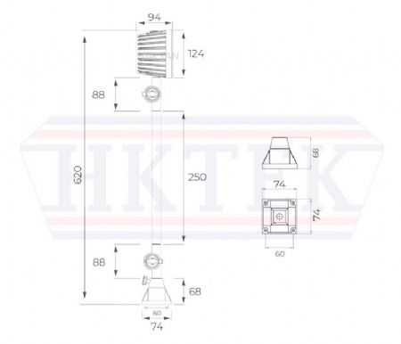 Led Makina Lambas-Acrobat Kollu Projektr Lamba--Freze-Torna Endstriyel Tezgah Armatr