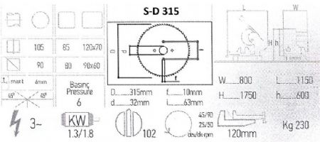 Manuel �ift Mengeneli Profil Boru �apaks�z Daire Kesme Makinas�